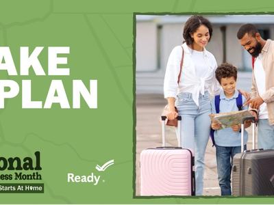 MAKE A PLAN National Preparedness Month Preparedness Starts At Home header