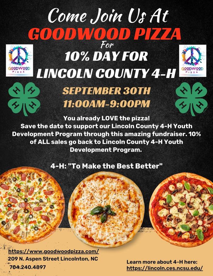 Come join us at Goodwood Pizza