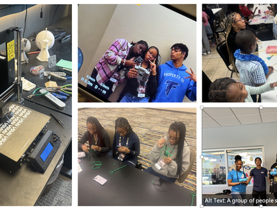 A COLLAGE OF TEENS PARTICIPATING IN DIFFERENT CLASSES.