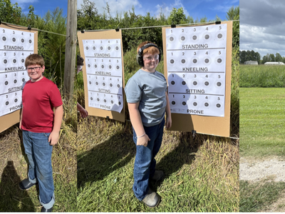 Carteret County 4-H Youth participants of the Eastern Regional 4-H Shooting Sports Tournament