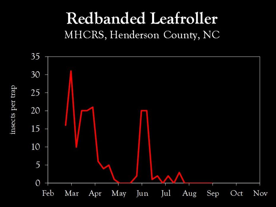 Chart showing insect population trends