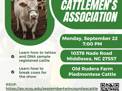 Flyer with meeting details