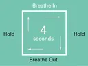 breathe in then hold breathe out then hold square image