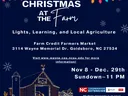 Christmas at the Farm. Lights, Learning and Local Agriculture. 