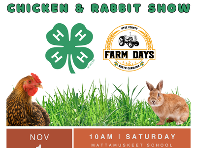 4-H Cover, Farm Days Logo, Chicken, Rabbit, Grass