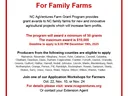 Grant Opportunity for Family Farms