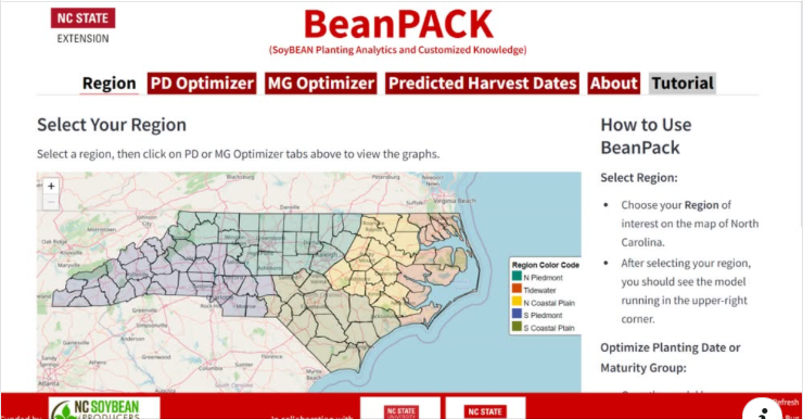 BeanPACK Map Screenshot