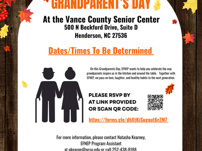 Grandparents Day At Senior Center in Vance County