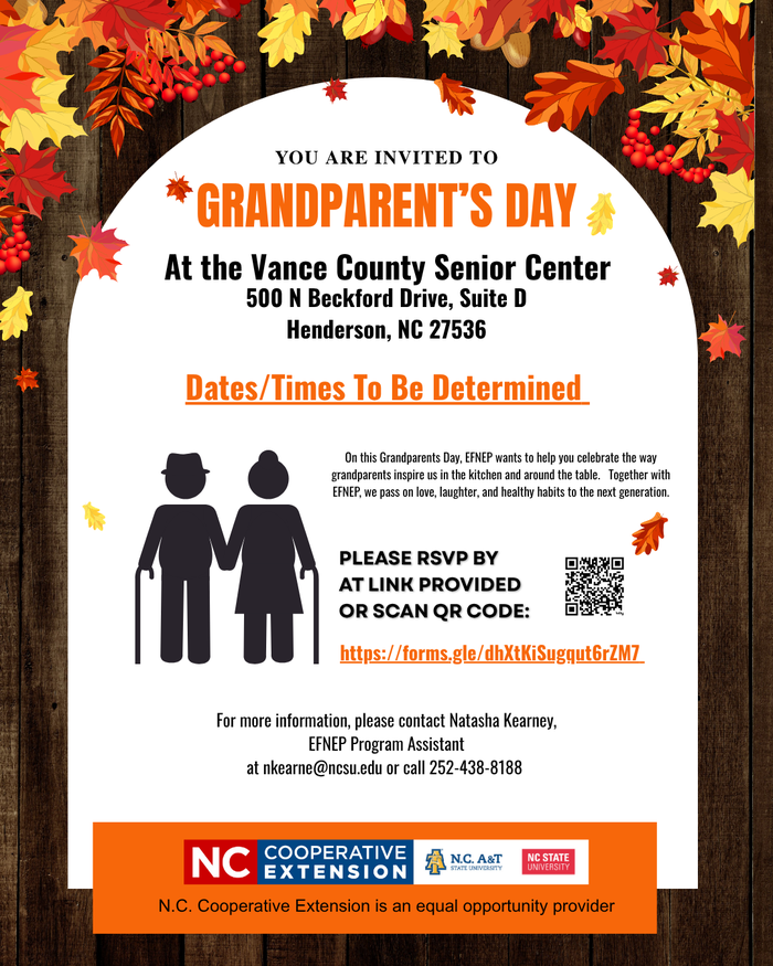 Grandparents Day At Senior Center in Vance County