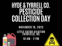 Hyde & Tyrrell Co. Pesticide Collection Day November 19, 2025 Little Gator Aviation Fairfield, NC 10 am - 2 pm