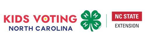 Kids Voting NC 4-H Logo