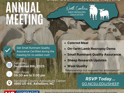 NC Sheep Producers Annual Meeting