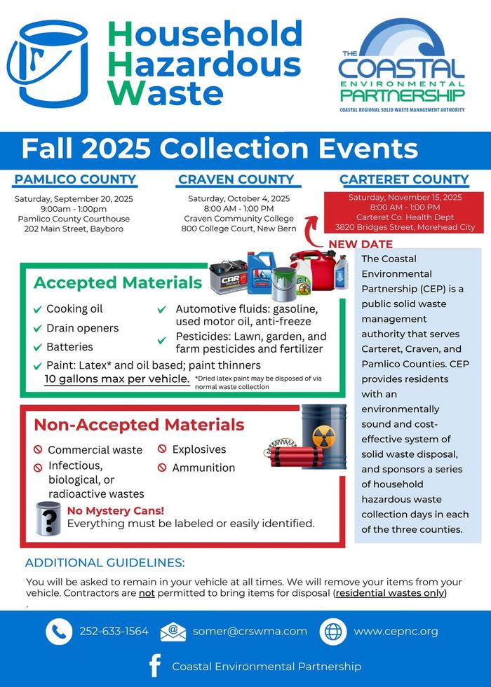 Household Hazardous Waste Collection Flier