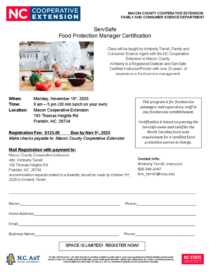 ServSafe Registration