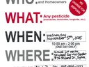The Who, What, When and Where of Pesticide Disposal Day.