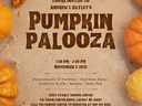 Pumpkin Palooza flyer — Nov 3, 2025, 1:30–2:30 PM at West Stanly Senior Center