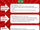 Red and White Week Flyer that explains each contest that 4-H'ers can enter.
