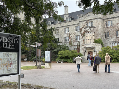 Johnston Hall, a historic landmark at the University of Guelph, where NC State Food Animal Initiative personnel met with U of G faculty to discuss future collaborations supporting NC State’s mission.