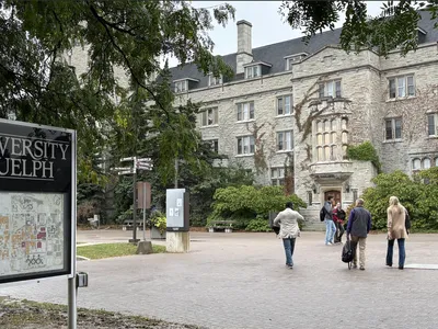 Johnston Hall, a historic landmark at the University of Guelph, where NC State Food Animal Initiative personnel met with U of G faculty to discuss future collaborations supporting NC State’s mission.