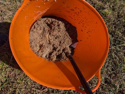 Soil sampling bucket_Photo by Amanda Bratcher