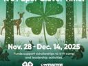 It's Paper Clover Time! Nov. 28–Dec. 14, 2025. Funds support 4‑H camp scholarships.