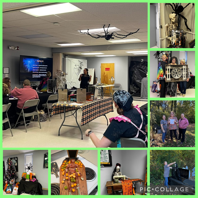 Pictures of the North Carolina Cooperative Extension Administrative Professionals - Northeast District Fall Meeting