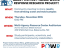 Post-Helene Water Response meeting: Nov 20 6:00 PM, Multi-Agency Resource Center, Bakersville NC