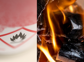 wood pile, butane container, fire, propane tank