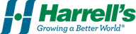 Harrell's logo with tagline Growing a Better World