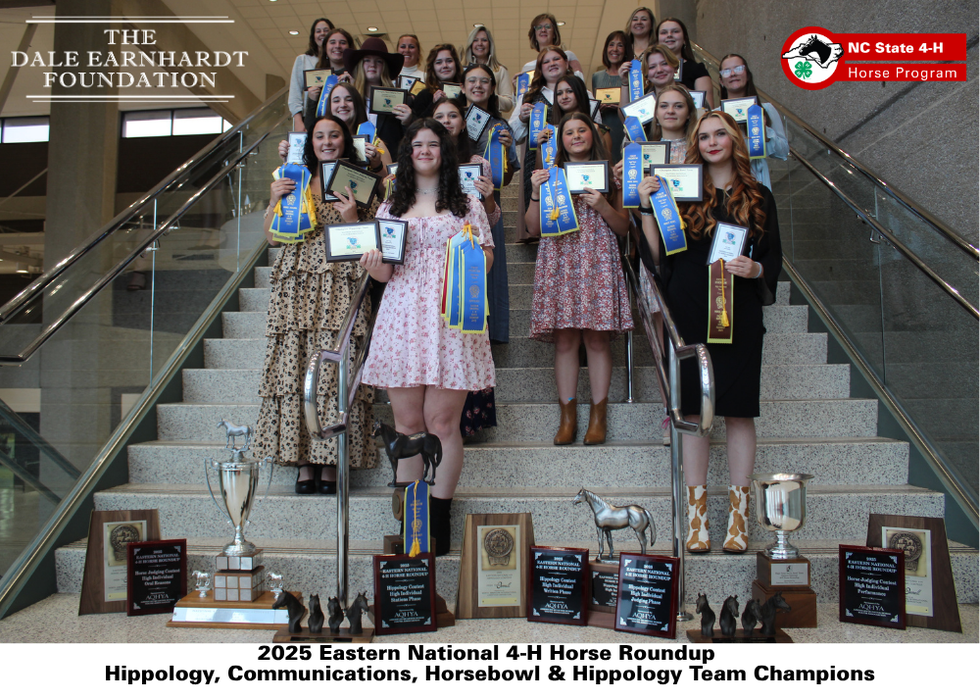 2025 Eastern National 4-H Horse Roundup Hippology, Communications, Horsebowl & Hippology Team Champions
