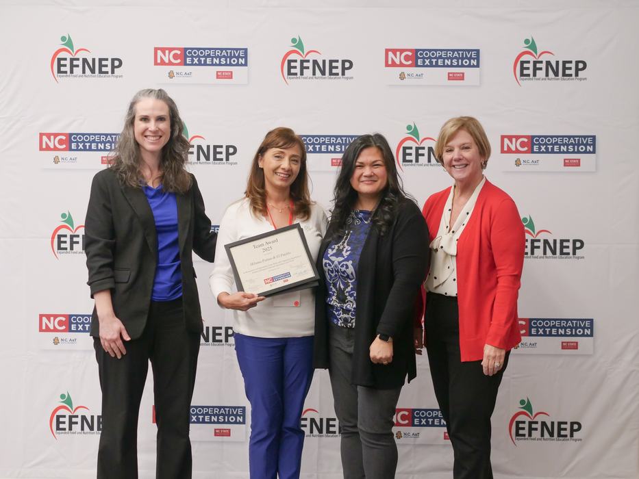 Left to right: Katryn Eske, Hiliana Patino, Lisa Benavente, Sarah Kirby