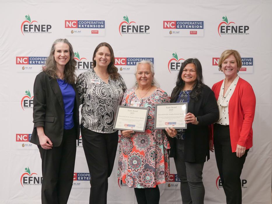 Left to right: Katryn Eske, Michelle Estrada, Dinorah Keith, Lisa Benavente, Sarah Kirby