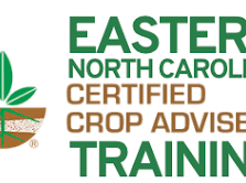 Eastern North Carolina Certified Crop Adviser Training with Plant in soil logo