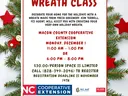 Holiday Wreath Class Flyer