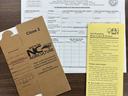 Soil box, form that accompanies box, and how-to flyer