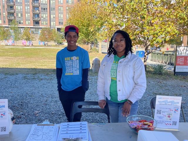 Ballot Station Volunteers at KVD Event