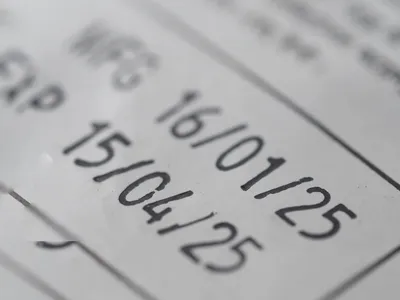 picture of an expiration date