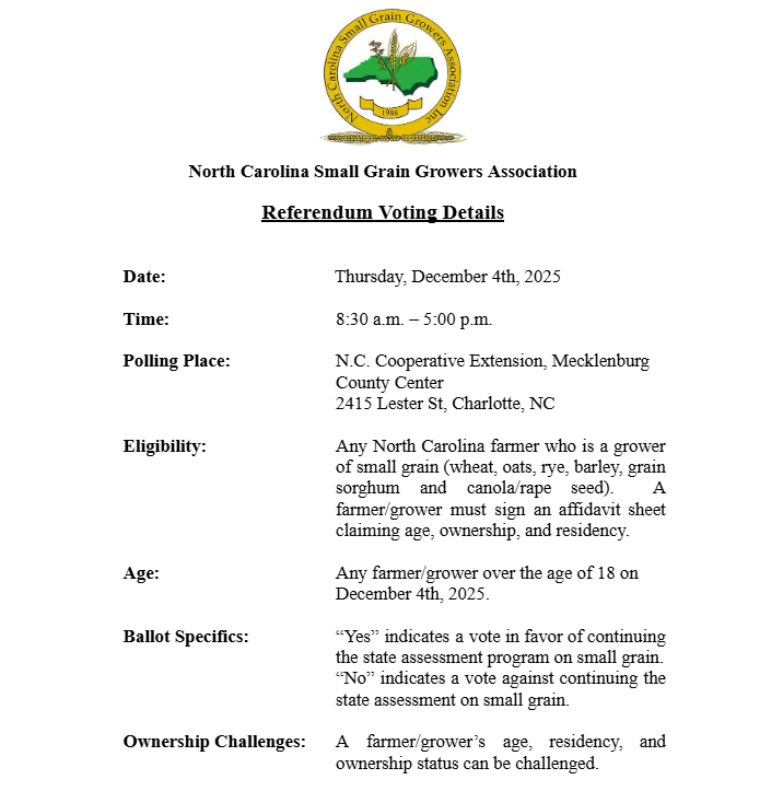 North Carolina Small Grain Growers Association