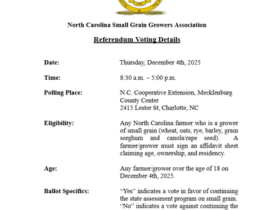 North Carolina Small Grain Growers Association