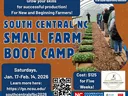 South Central Small Farm Boot Camp Flyer for Winter 2026