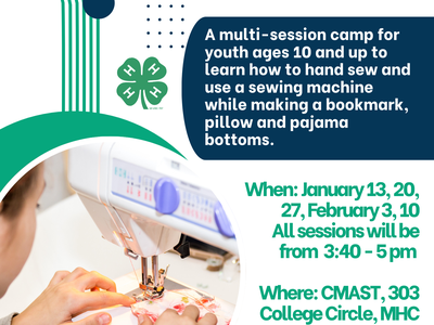 Sewing Camp Poster