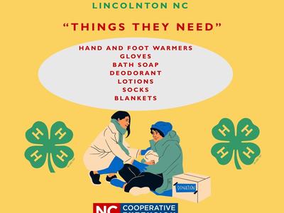 January 4-H Service Project 2026 flyer