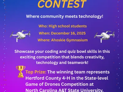 Hertford County 4‑H Culture and Codes Contest — Dec 16, 2025; Ahoskie Gymnasium; high school students