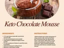 KETO CHOCOLATE MOUSSE