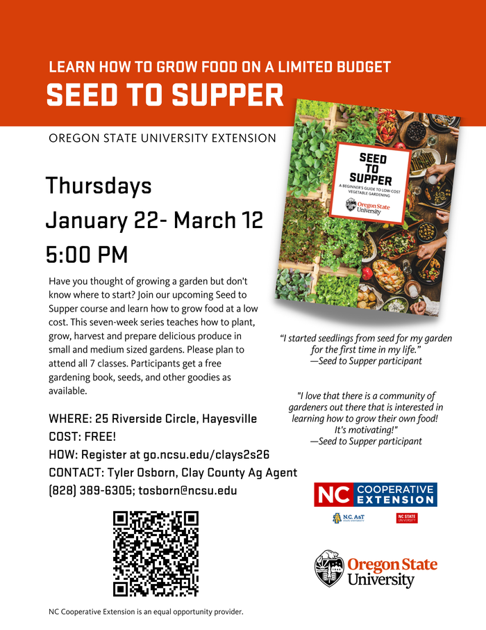 Seed to Supper Flier