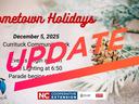 Update on Holiday Parade