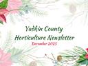 December Newsletter