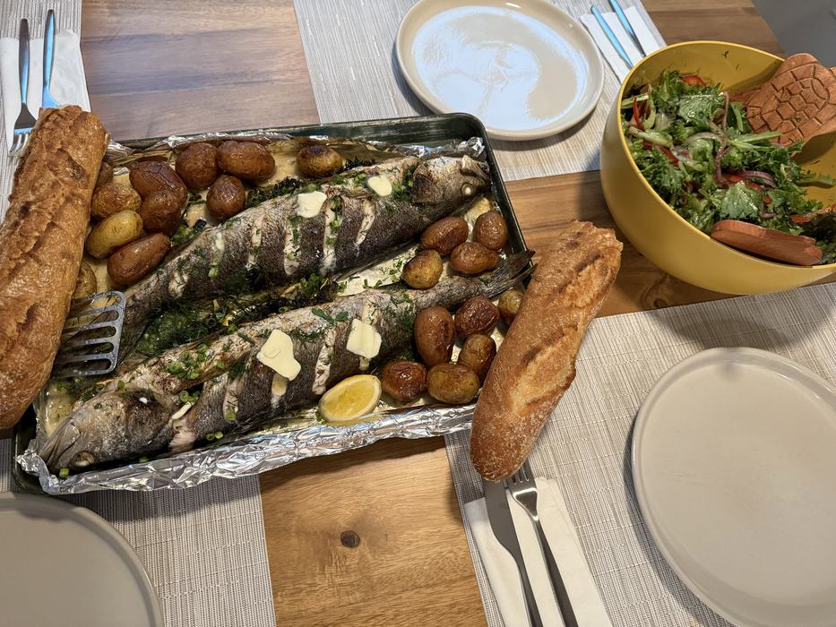 I feel lucky that I live on the coast and get to share local seafod with friends. Photo courtesy of Morgan King.