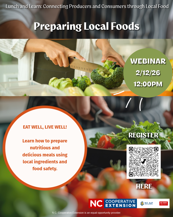 Preparing Local Foods Flyer