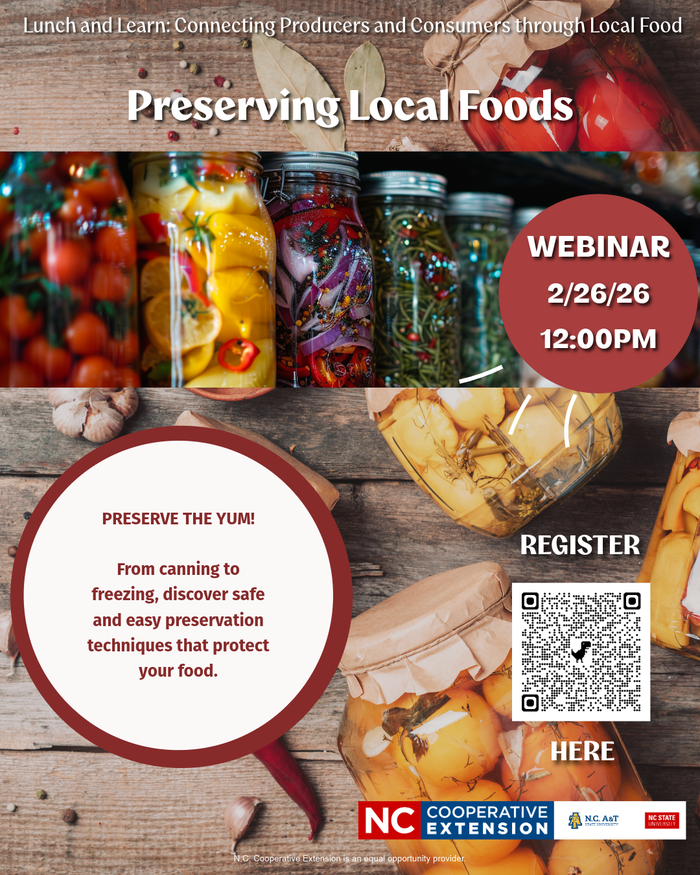 Preserving Local Foods Flyer
